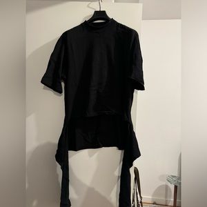 Balenciaga runway Archtype hi-low tshirt.